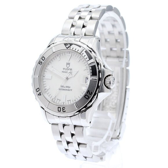 TUDOR Hydronaut 85190P Date Cal.2824-2 white Dial Automatic Boy's Watch_868940 - Picture 1 of 5